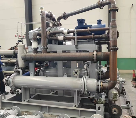 Multi-Stage Gas Circulation Cooled Roots Vacuum Pump System For Concentrated Hydrochloric Acid manufacturers